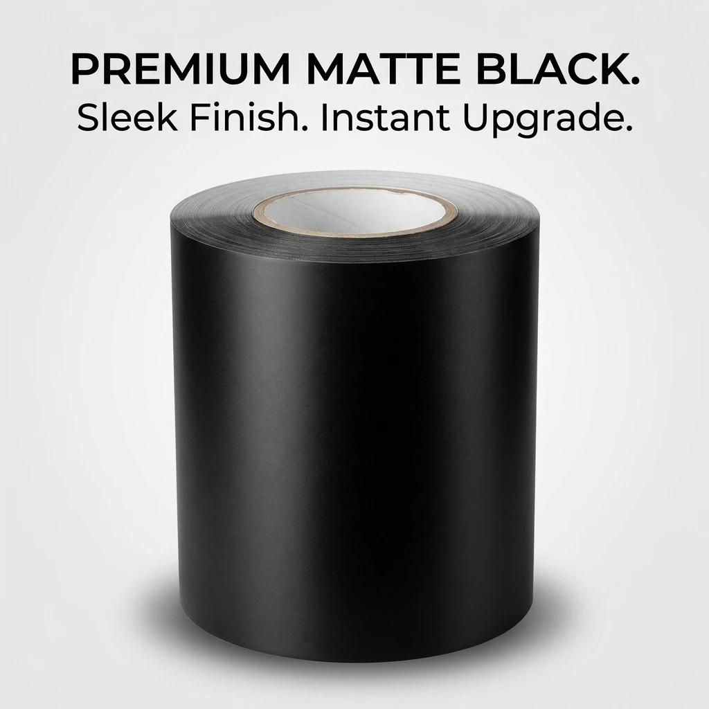 30x50\30x300cm Matte Black Car Vinyl Self-Adhesive Waterproof Protective Film For Auto Mirror Motorbike Laptop DIY Modification