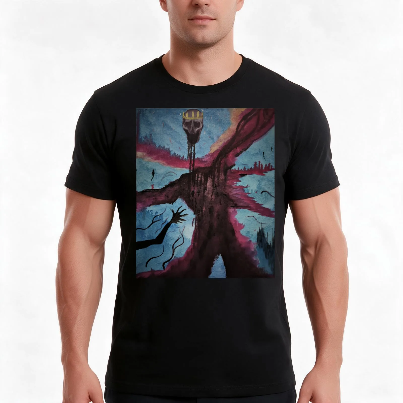 The King Forgotten by Daniel Proffitt T-Shirt Summer Casual Cotton Tee Oversized Streetwear Tops Vintage Graphic Print