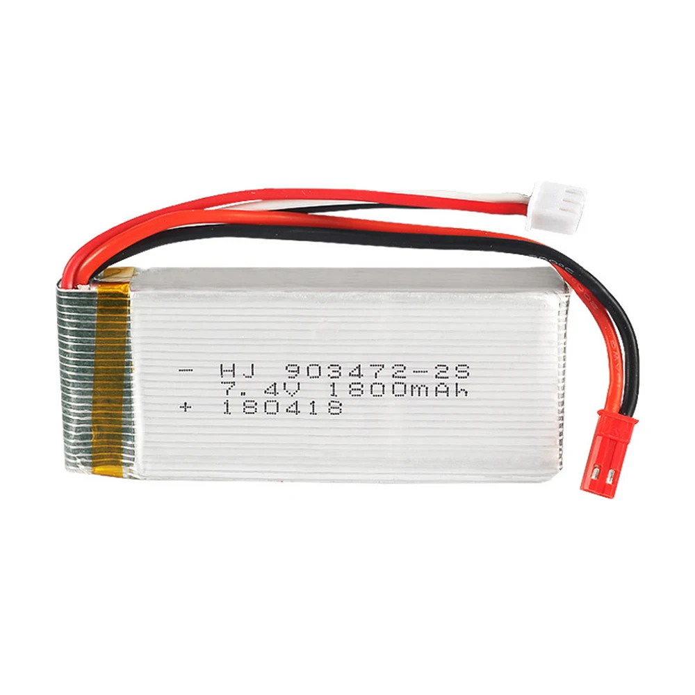 7.4V 1800mAh 2S 903472   Batería Lipo para WLtoys L959 L969 L979 L202 L212 coches de control remoto Huanqi 955 RC barco 7,4 V batería 20C