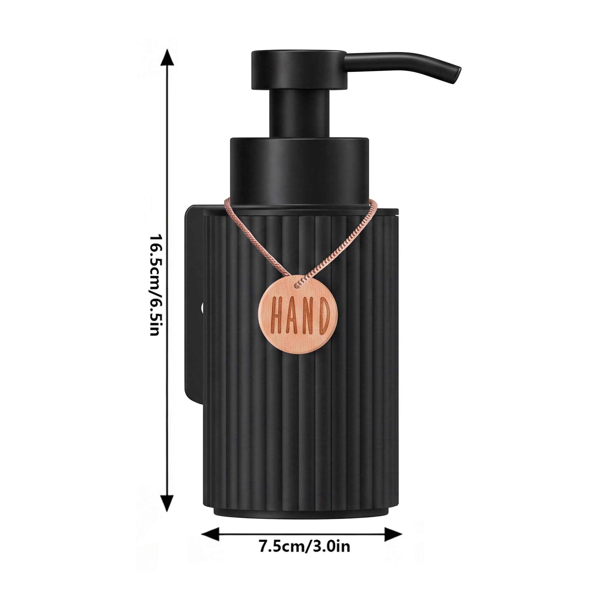 1PC Wall‑Mounted Soap Dispenser, Refillable Dish, Hand Soap, Shampoo, Bodywash, Conditioner Bottle for Bath & Kitchen Essentials view 3