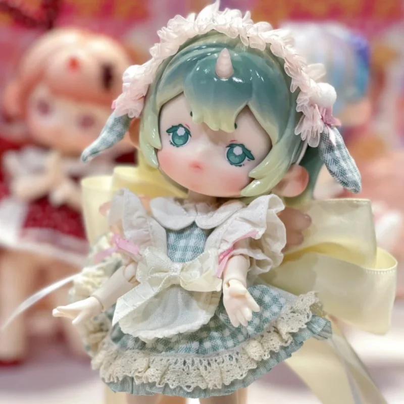 

Dreamlike Tea Party Daydream Series Bjd Blind Box Trendy Mystery Box Action Figure Kawaii Desktop Ornaments Model Birthday Gifts