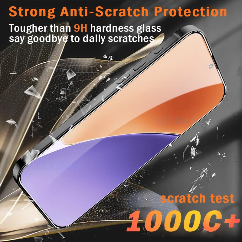 Proteggi schermo privacy da 2-4 pezzi per Xiaomi 15 Poco C75 C65 C61 C55 C53 C51 C40 Vetro anti-spia per Redmi K60 K70 Ultra K80 Pro