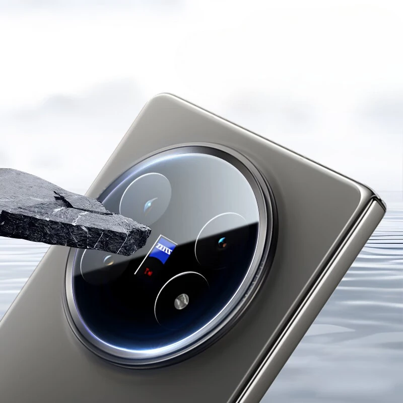 Funda de lente de cámara 3D para Vivo X Fold 5 Fold5, Protector de cámara de vidrio templado trasero para Vivo X Fold5, cubierta de película de anillo de lente
