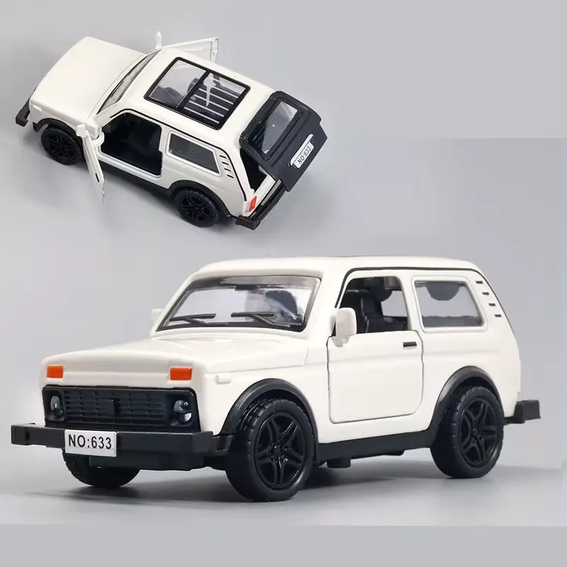 1:36 LADA NIVA Classic Car Alloy Car Diecasts & Toy Vehicles Metal Retro Car Model High Simulation Collection Toy Gift