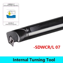 LIHAOPING Supporti per lavorazione Barra di alesatura Foro interno Taglierina per tornitura SDWCR S10K S12M S14N S16Q SDWCR07 SDWCL07 Inserto in metallo duro DCMT