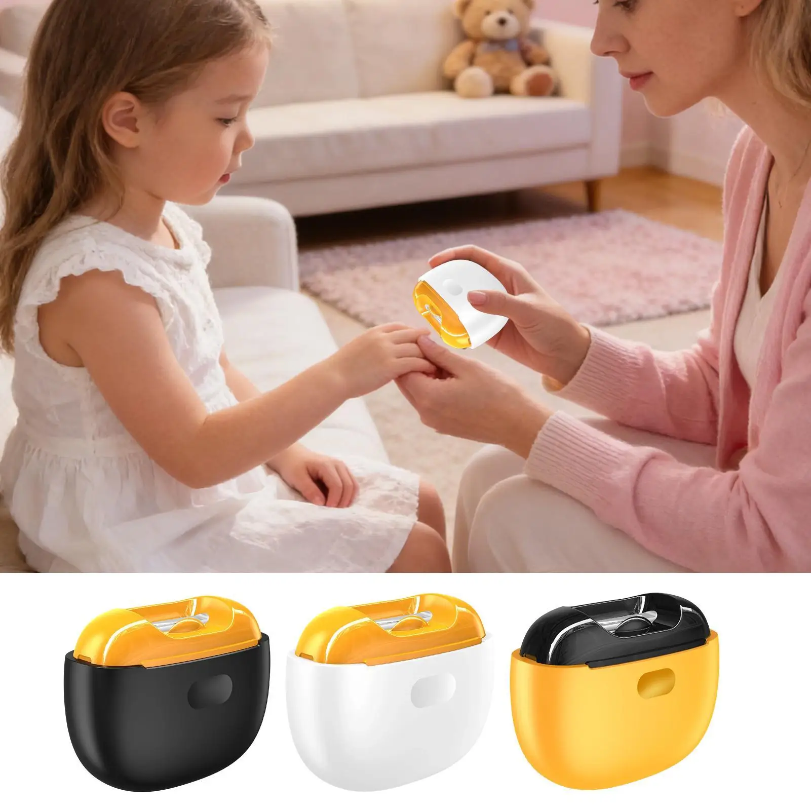 

Электрические кусачки для ногтей, триммер для ногтей с 3 скоростями, умный инструмент для стрижки, шлифовки и полировки толстых ногтей для детей