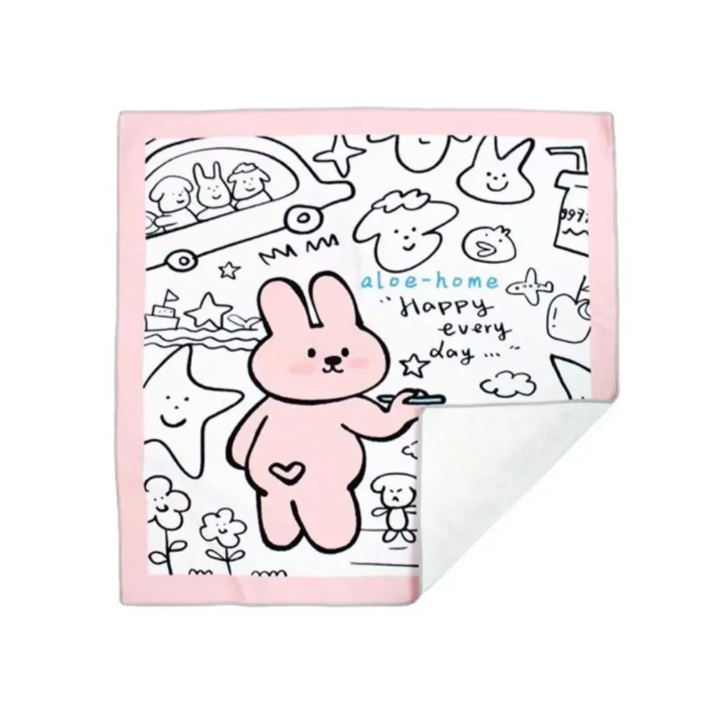 Pink rabbit Camera Wrap Cloth Digital Computer Reusable Camera Protective Cover 50x50cm Wrap Around Pouch DSLR Storage Bag