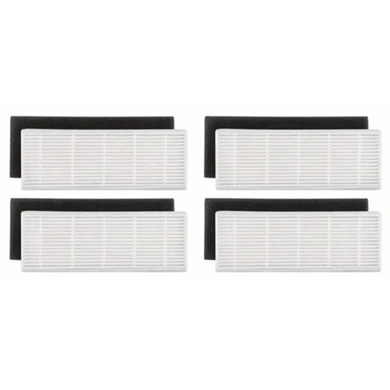 

MYdaY- 8Pcs HEPA Filter for Ilife A6 A8 620 X623 Vacuum Robot Cleaner Parts Replacment Accessories