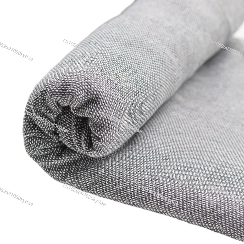 Tufting Cloth Backing Fabric for DIY Carpet Accessory Sewing Punch 1.5x4m Grey Raw Cloth Faux Linen Fabric Rough for Tufting Gun