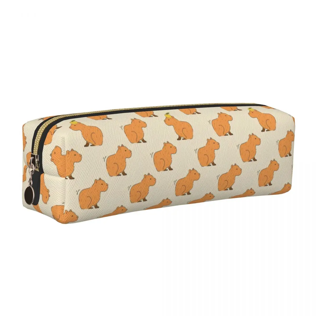 귀여운 애니메이션 카피바라 연필 케이스 만화 연필 케이스 학생을위한 펜 홀더 대용량 가방 학생 학교 선물 액세서리