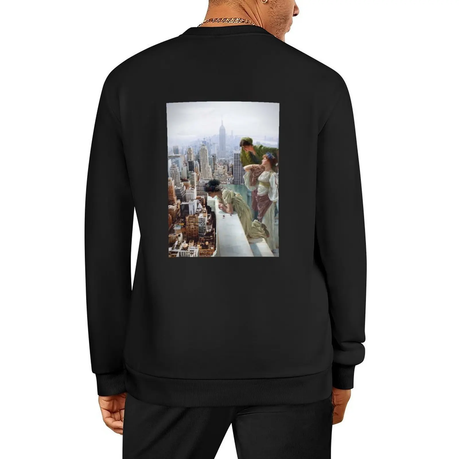 

manhattan view Pullover men clothing men clothes men's clothes mens designer clothes sweatshirts