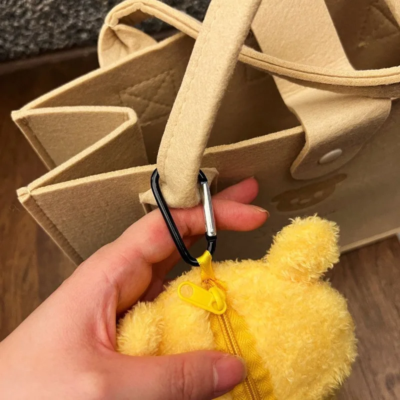 Disney Cartoon Cute Winnie the Pooh Foldable Portable Eco-Friendly Shopping Bag Large Capacity Storage Carrying Vest Tote Bag