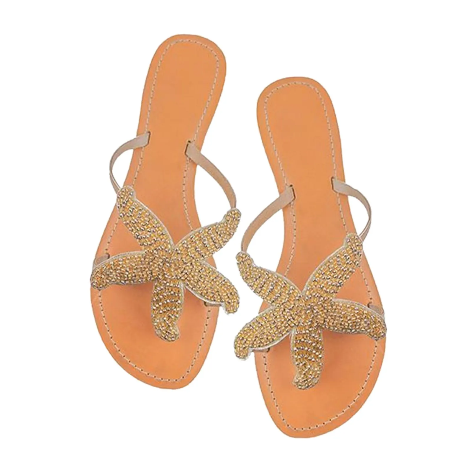 Pantofole da donna sandali estivi moda donna Indoor Outdoor Casual Starfish pantofole da spiaggia bohémien sandales plates