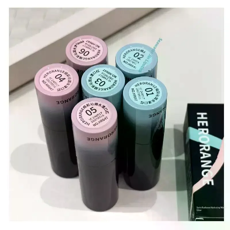 1Pc HERORANGE Mirror Lip Plumping Moisturizing Lipstick Natural Lasting Nourish Gloss Lip Gloss Lipstick Stick Make Up Cosmetics