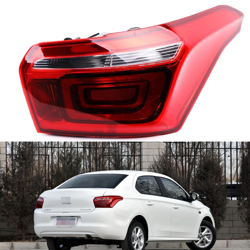 

For Applicable to the 2008-2017 Dongfeng Citroen Elysee taillight assembly, rear headlights, left and right reversing lights