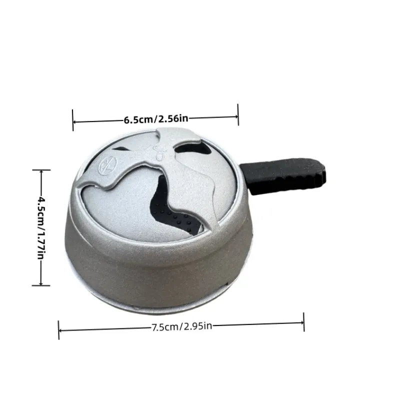 حامل فحم الشيشة وعاء معدني نظام إدارة الحرارة ملحقات Chicha Narguile #2