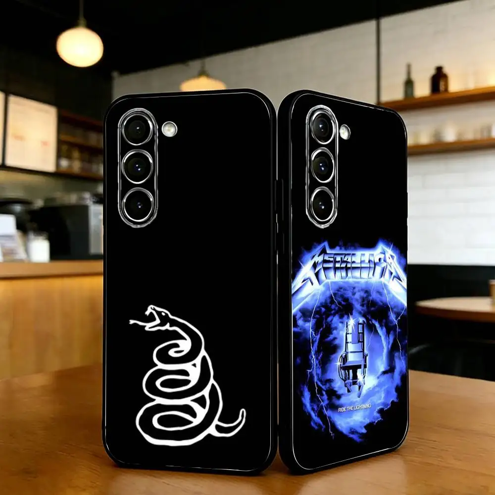 

Logo Music M-Metallica Album Phone Case For Samsung S21,22,20,30,22 plus,23,30 ultra Silicone Cover