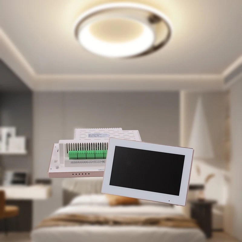 Factory Supplied 10 Pcs/Set Smart Home Background Music System Amplifier With Touch Screen Contral By BT