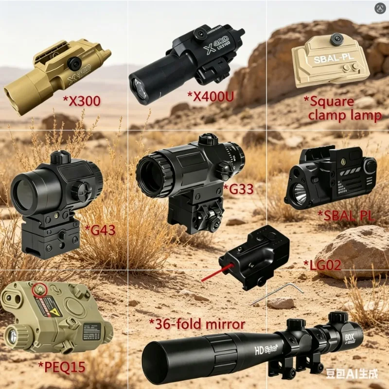 

2026 Hunting Infrared Aim LG02 20mm Holder Adjustable Field Scope Toy Attachments