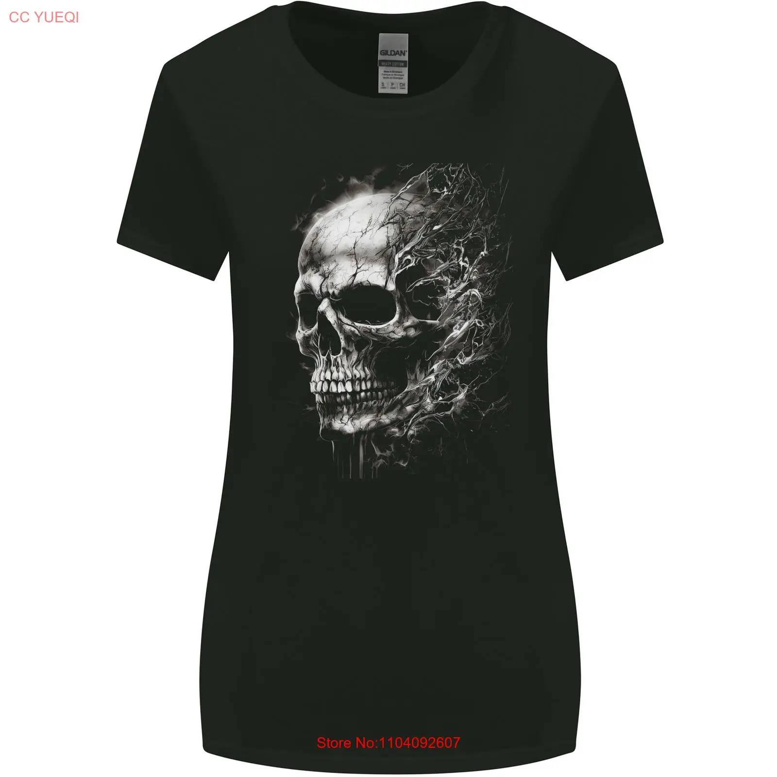 Interdimensional Skull Womens Wider Cut T-Shirt