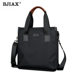 BJIAX-Sac à Main en Tissu Oxford Imperméable pour Homme, Sacoche à Bandoulière en Toile pour Ordinateur, Étui à Bombes