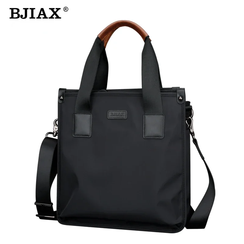 BJIAX Computer Handbag Men Briefcase Men Bag Waterproof Oxford Fabric Canvas Crossbody Shoulder Bag