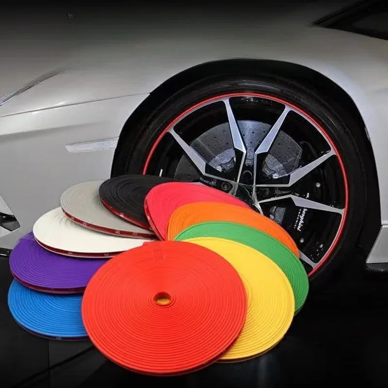

4/8M Car Rim Protect Strip Wheel Edge Protector Car Wheel Sticker Tire Protection Care Covers Car Styling Universal