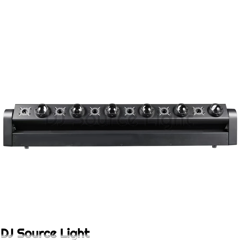 DJ Laserprojector 6X10W LED Beam + 6X500MW RODE Laser Moving head Podiumlicht Running Effect DMX512 Voor DJ Disco Club Podiumeffect