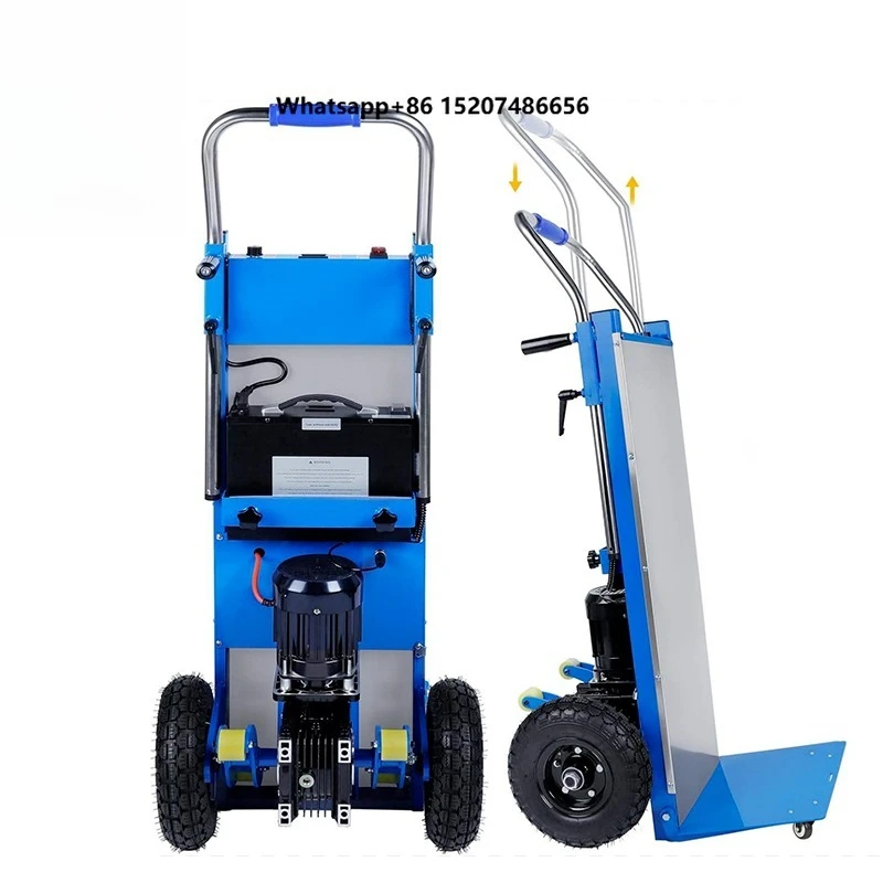 Fully Automatic Electric Stair Climber Crawler with Four-Wheel 400kg Load Capacity OEM for Heavy Cargo Transport Upstairs
