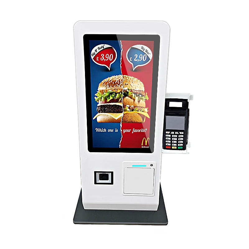15.6inch Table Touch Self Service Payment Kiosk With Wifi Android NFC QR Scanner Credit Card Payment POS Holder