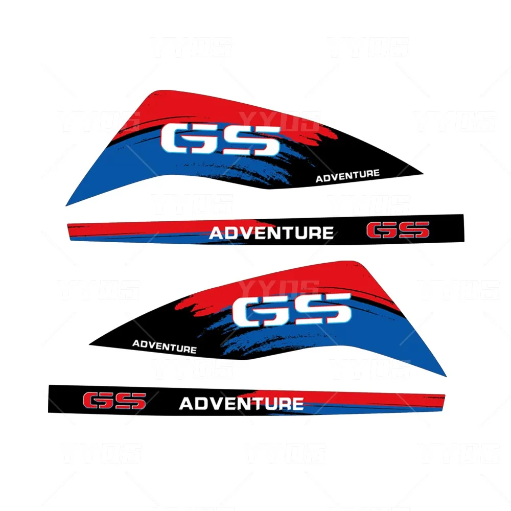 Motorcycle Handguard Shield Sticker Decal For R1250GS R 1200GS Adventure F850/750/650GS g310gs F900 XR 40 Years Triple Black