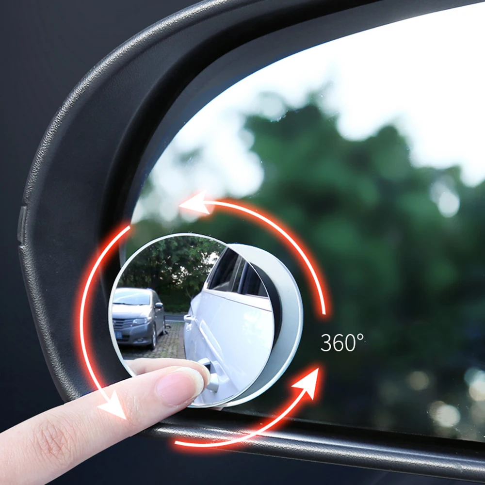 2Pcs Car Rear View Mirror 360 Degree Blind Spot Mirror For Ford Focus Fusion Escort Ecosport Fiesta Falcon EDGE Explorer