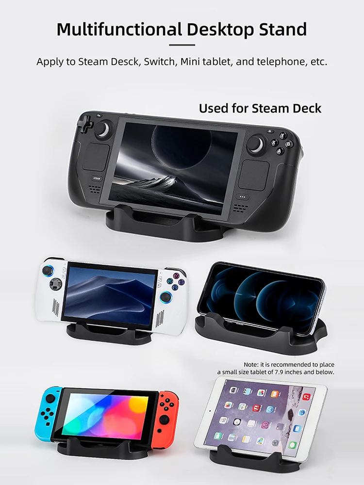 وحدة التحكم حامل عمودي حامل قاعدة حامل متعدد الوظائف وحدة تحكم الألعاب دعامة حامل لـ Rog Ally/Steam Deck/Switch
