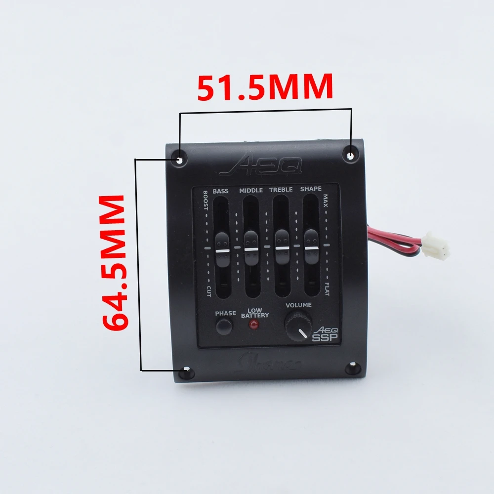 قطعة واحدة فقط وكيل واحد AEQ-SSP EQ لاقط الجيتار الصوتي Preamp لاقط واسع