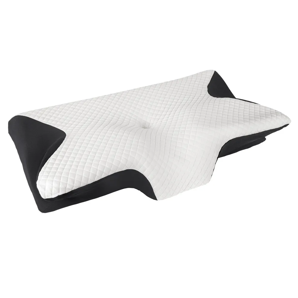 Neues Horn-Schmetterlings-Nackenkissen, Schlafkissen, langsam rückfederndes Memory-Schaum-Kissen, ergonomisches Nackenkissen für die Halswirbelsäule