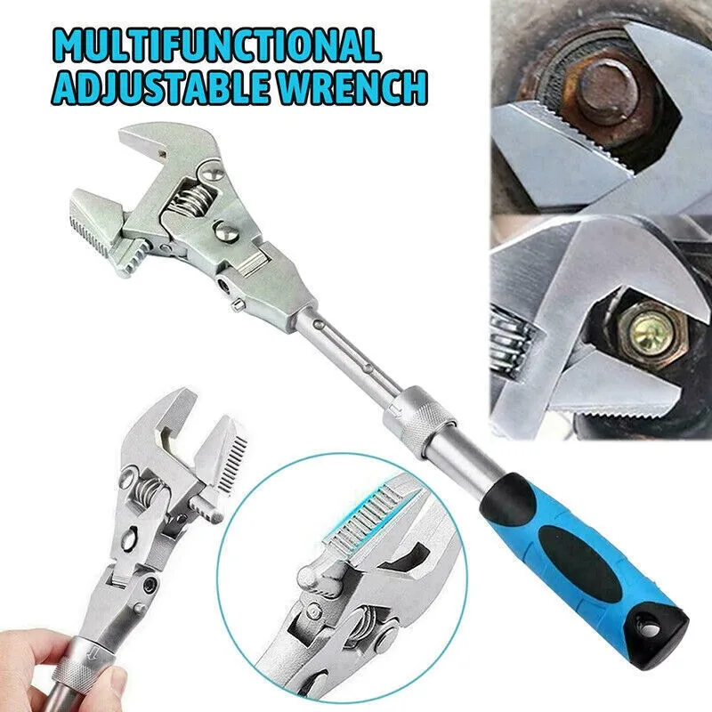 

New 5-in-1 Torque Wrench 180-degree Adjustable New Wrench Set Convenient To Use Manual Tool