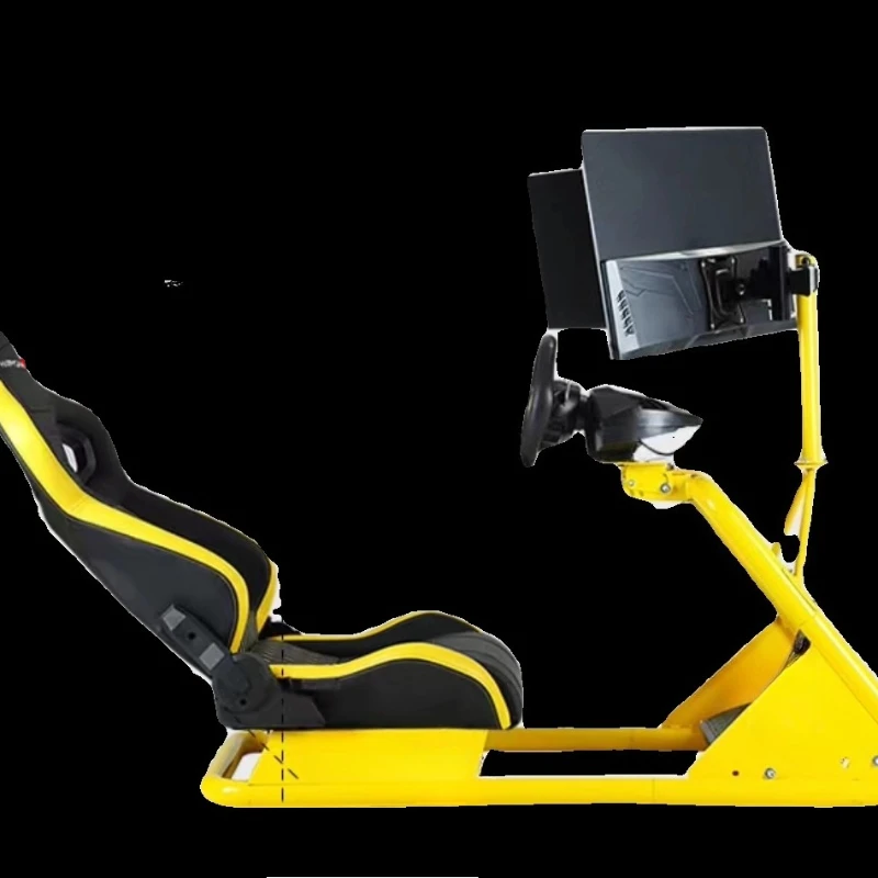 

Home racing emulator seat game steering wheel bracket