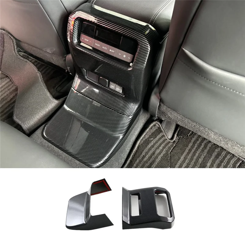 

For Toyota Land Cruiser 250 Prado J250 LC250 2024 Rear Air Vent Cover Anti-Kick Panel Trim Accessories