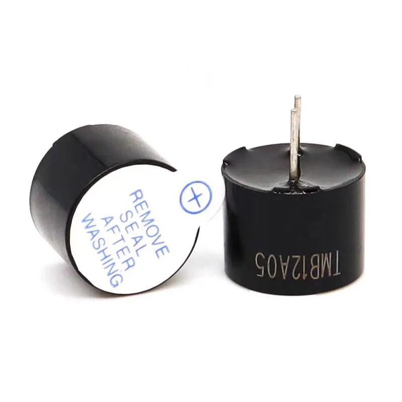 10PCS (Split) Active Buzzer 5V Electromagnetic Long Sound 12*9.5MM (Blue Marker)