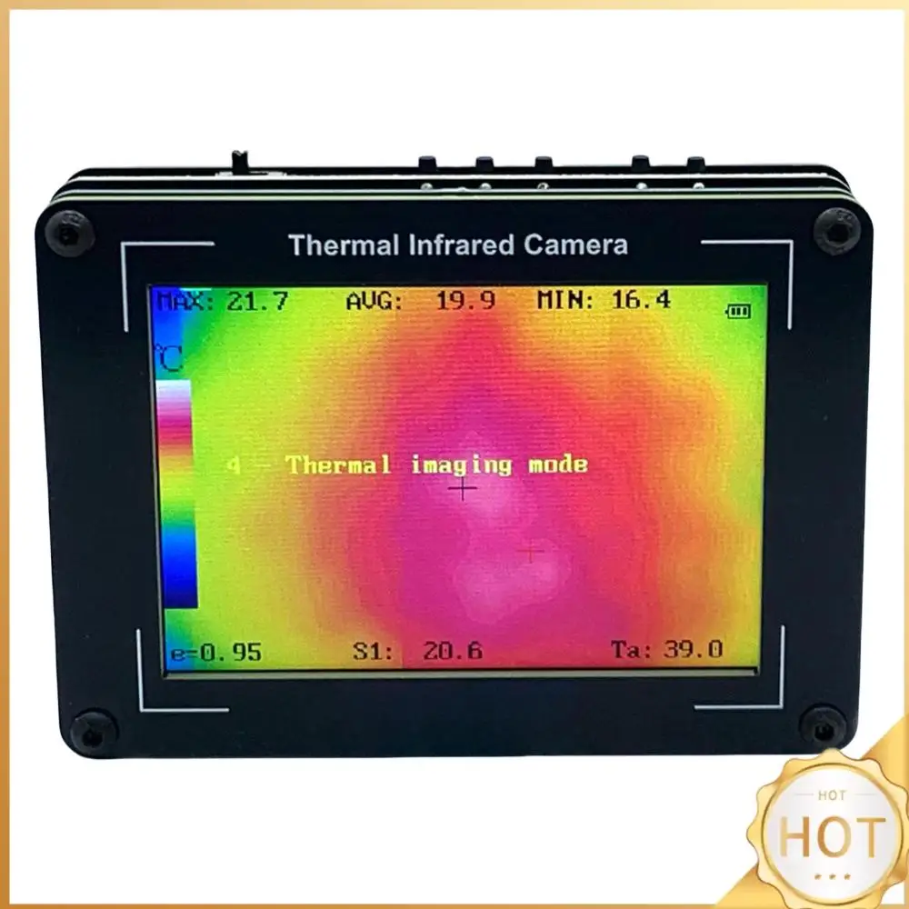 

3.5 Inch Thermal Imaging Camera -40-450℃ Measurement 32x24 Pixel Infrared Imager for Inspection Electrical/Mechanical Building