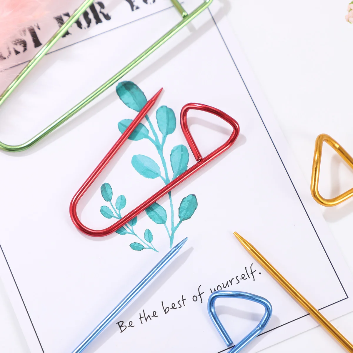 10Pcs Stitch Holders Knitting Yarn Safety Set Assorted Sizes Durable Alloy for Crochet Projects Stitch Holders