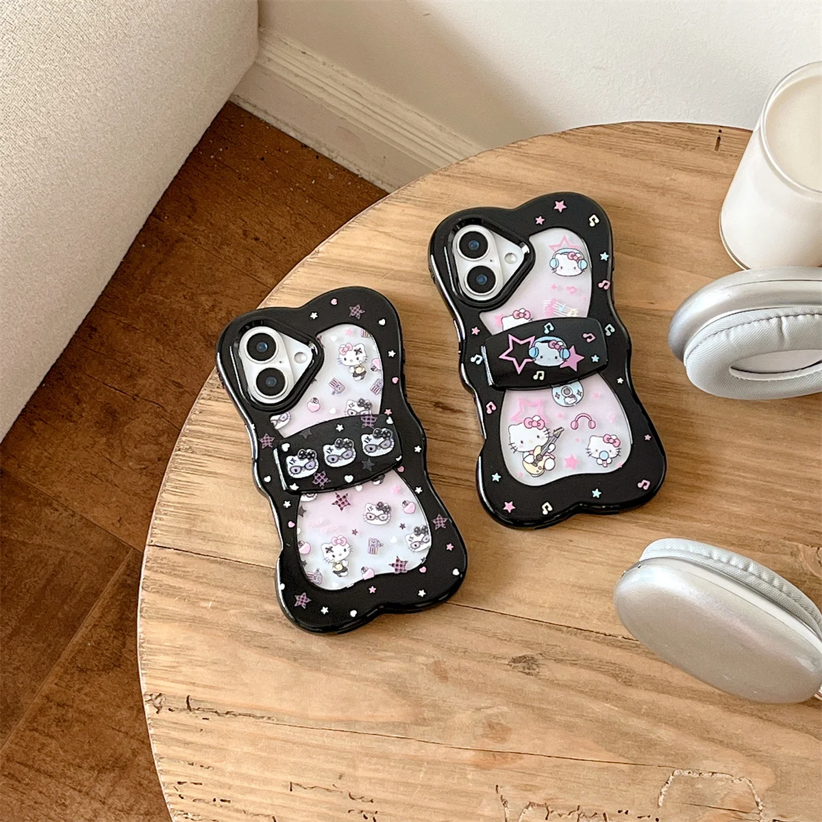 

New Anti-fall Lovely Cover Funda Luxury Stylish INS Korean Cute Shockproof Phone Case For iPhone 16 15 14 13 Pro Max For HelloKi