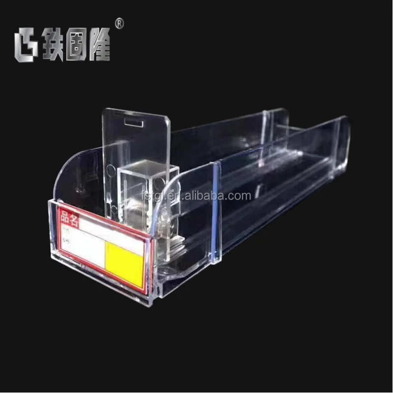 [Customized]Manufactory plastic divider acrylic Thruster Smoke Pusher Shelf Pusher