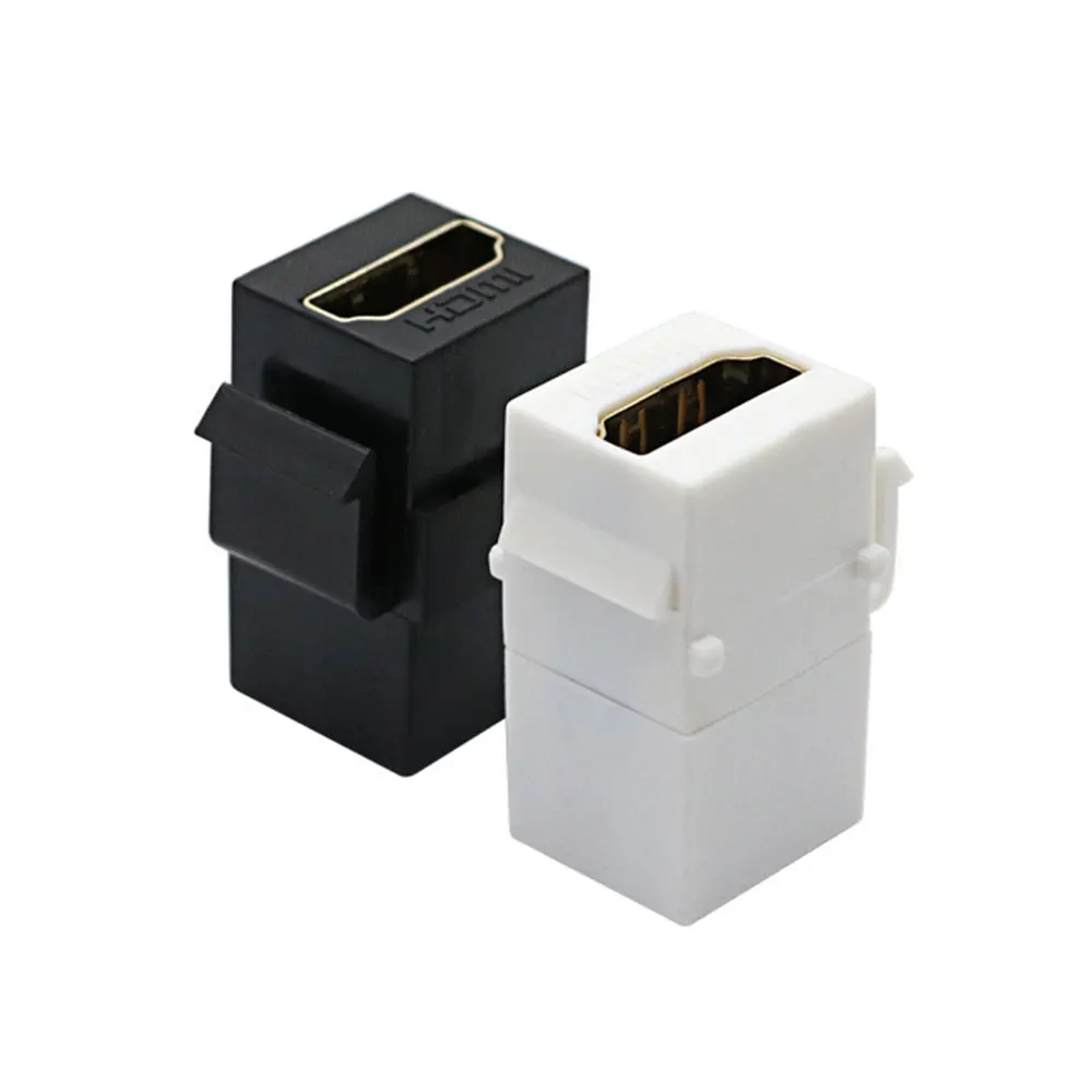 1PCS USB 3.0/2.0 Type-C Female to Female Coupler HDMI-Compatible Connector Keystone Inserts Adapter For Wall Plate Outlet Panel