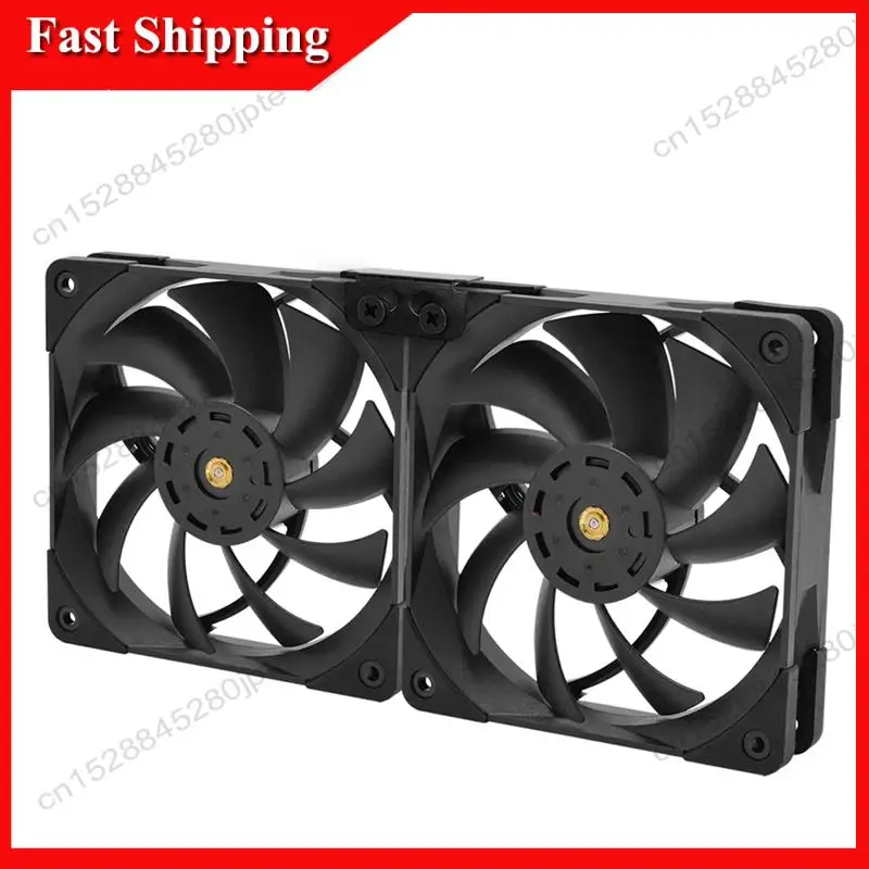 -ABUB Fan Bracket Dual Fan Computer Radiator Holder For Video Card Cooling DIY Support 80MM/90MM/120MM/140MM (4 Pcs)