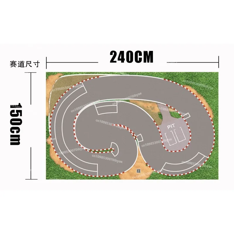 For Mini Remote Control Drift Car Track Map, Professional Drift Driving Range Floor Mat