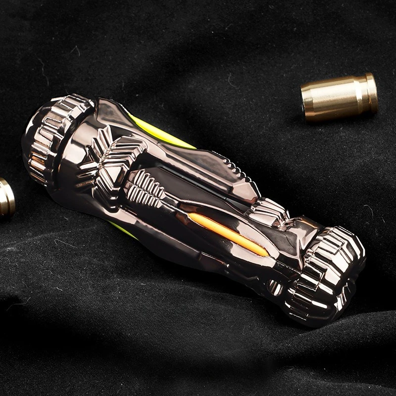 Pistol Guns Eject Fidget Spinner Roller Magnetic Push Card Coin Ratchet Wheel Metal EDC Stress Relief Toy Adults Anti Anxiety