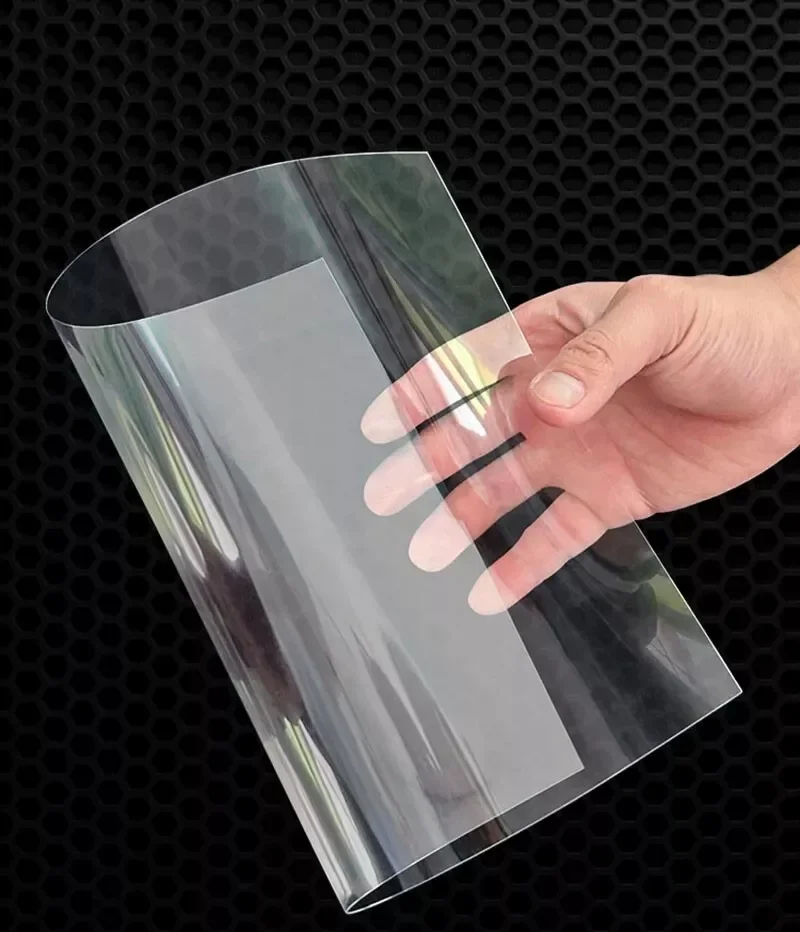 Transparently PVC Plastic Sheet Thin Clear Plastic Panel PVC Plat  Thick 0.3/0.4/0.5/0.6/0.8/1/1.2/2mm