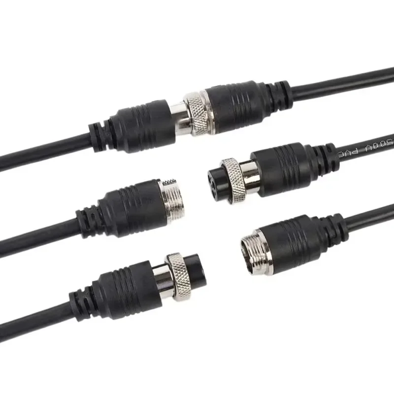 GX16 Aviation Plug Male Female Connector 2 3 4 5 6 7 8 9 10 Pin Cable Assembly 16mm Socket with Line Copper Core Extension Wire