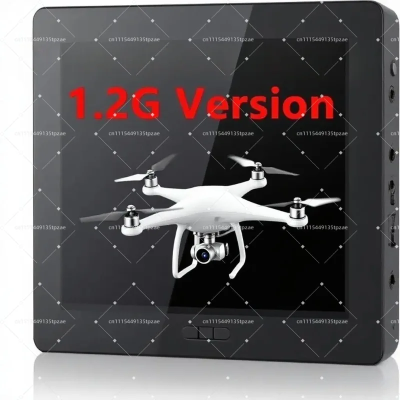 1.2G 64 Channel FPV Display Screen 10.2 Inch 1000lux Built-in DVR HDMI Output Model Aerial Equipment Parts
